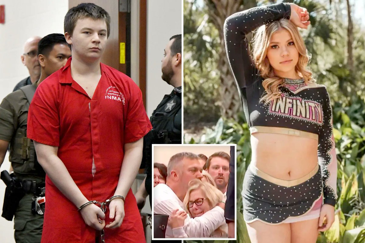 🚨| Florida teen Aiden Fucci sentenced to life in prison for viciously  stabbing 13-year-old cheerleader Tristyn Bailey to death.