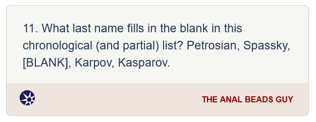 LearnedLeague's tweet image. #LL96 #bestwronganswers