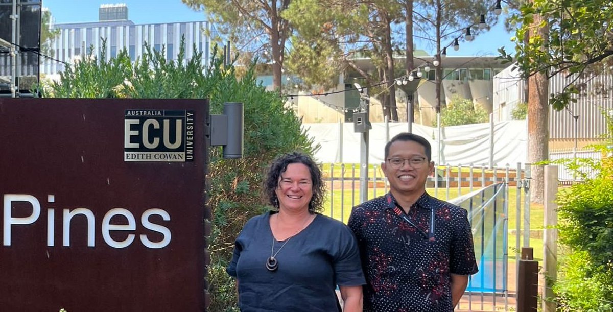 Fantastic week spent at @EdithCowanUni with Dr Udhi Hernawan from @brin_indonesia talking #seagrass #conservation #climate change @CMER_ECU