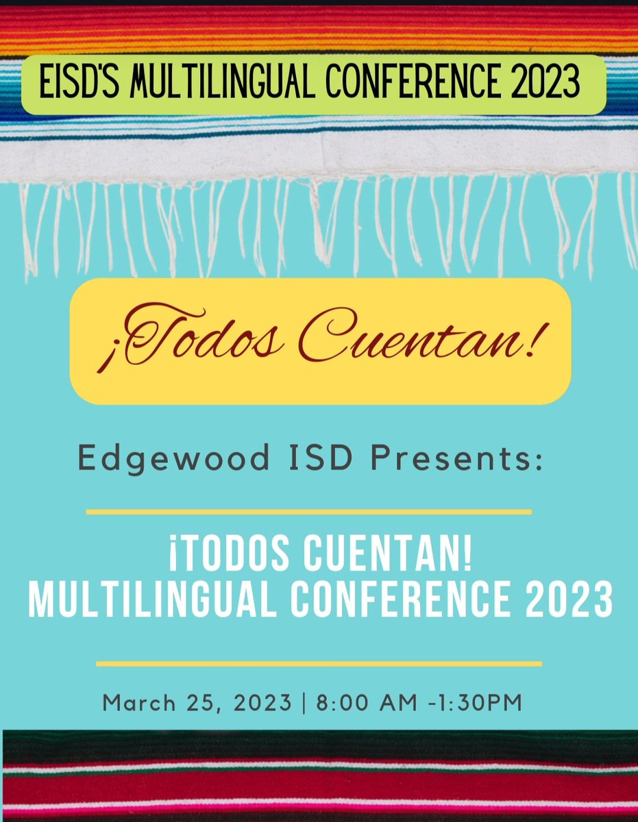 gzal57's tweet photo. Do you want to learn how to implement "El Dictado" in a kinder and 1st grade class? Come join our session "El Dictado" tomorrow at EISD Bilingual Conference: ¡Todos Cuentan! All are welcome (teachers and parents) @DoraDominguez01 @ROOSEVELTELEMS @TRICIAORTIZ19 https://t.co/zPYh0AIpyg