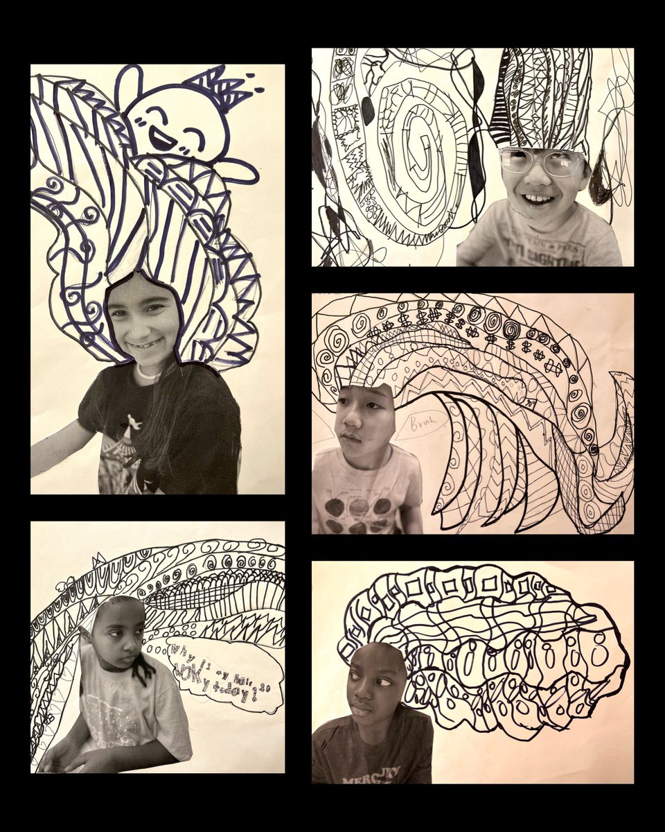 3rd graders made fabulous Zentangle Self-portraits during art classes this week! <a href="/APSArts/">APS Arts Education</a> <a href="/APS_ATS/">Arlington Traditional School (ATS)</a> <a href="/ATS_AP_Inga/">Inga Schoenbrun (she/her)</a> <a href="/ATSPrincipal/">Sam Podbelski</a>