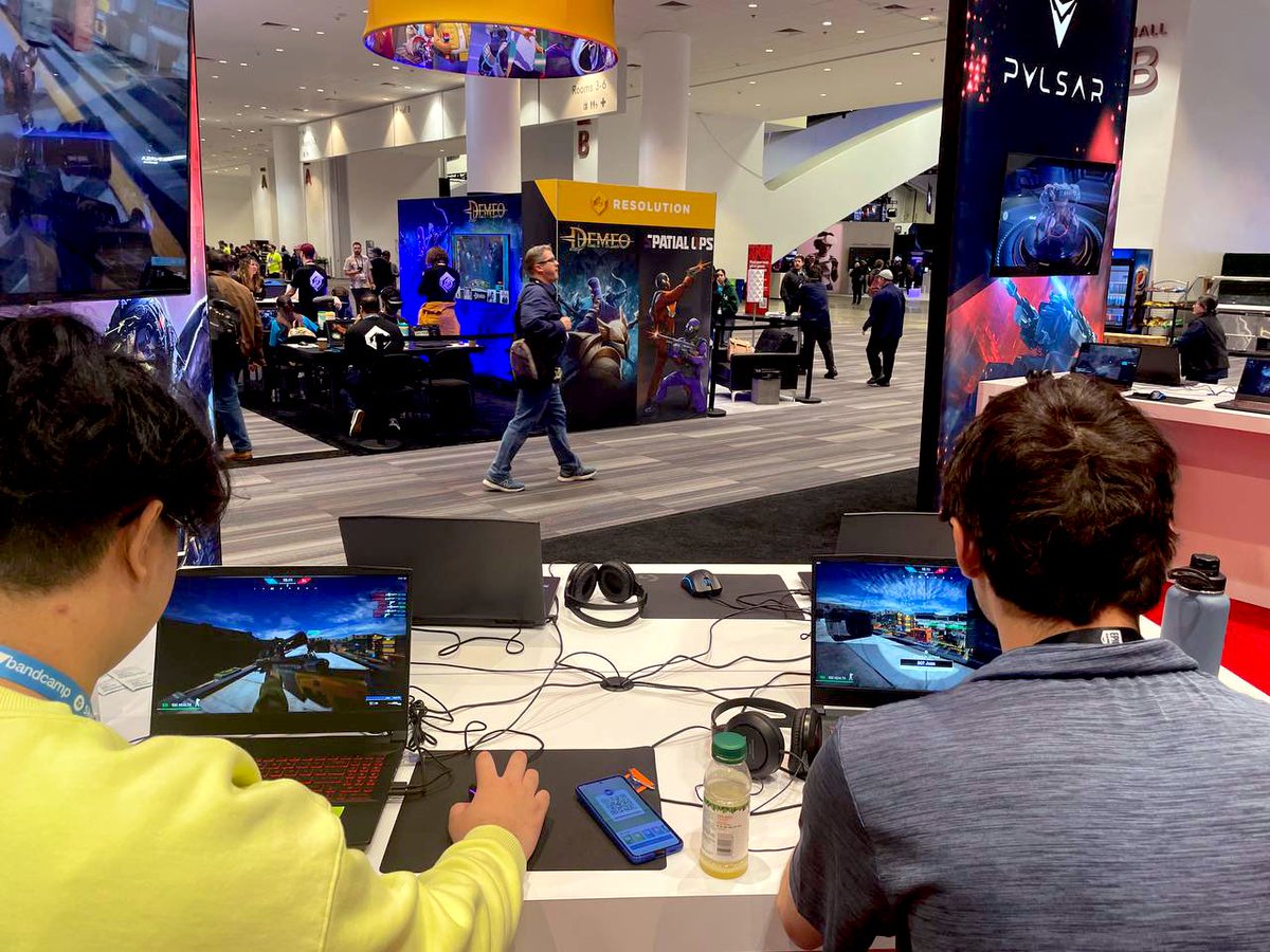 MetaOpsGaming's tweet photo. Last day at GDC, and it's been a whirlwind of excitement and valuable feedback for #MetaOps! 🎮

We've made amazing connections, and can't wait to bring all the improvements and new ideas to the game. 

Thank you to everyone who tried it out! 🙌

#GDC #GamingCommunity https://t.co/mX3zVPvhdC