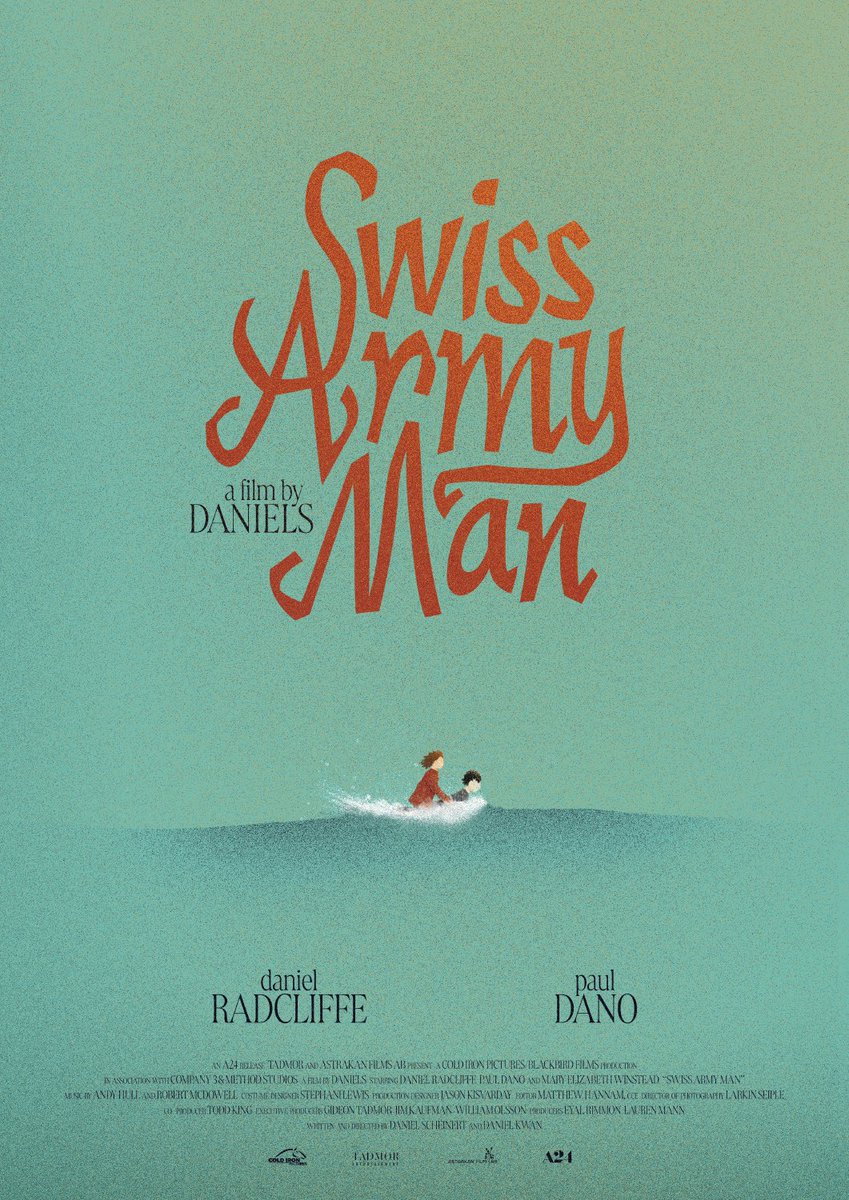 HavenBearDesign's tweet photo. Swiss Army Man

Dir: @Daniels 

#movieposter #swissarmyman #daniels #danielradcliffe #pauldano #posterdesign #illustration #A24 https://t.co/2Spwg3rUHV