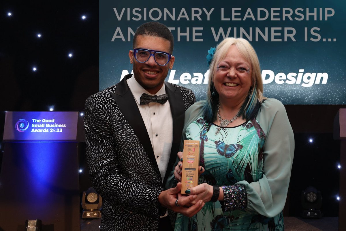 Becky Wright (@newleafonline) on Twitter photo On Wednesday 22nd March 2023, nearly 300 people gathered at @GarthDallas Consulting’s inaugural <a href="/TGSBAwards/">The Good Small Business Awards</a> So excited to say we won the Visionary Leadership Award. Just so excited. Loved every minute. Business for good 😊
#TGSBA2023 #TheGoodSmallBusinessAward On Wednesday 22nd March 2023, nearly 300 people gathered at @GarthDallas Consulting’s inaugural <a href="/TGSBAwards/">The Good Small Business Awards</a> So excited to say we won the Visionary Leadership Award. Just so excited. Loved every minute. Business for good 😊
#TGSBA2023 #TheGoodSmallBusinessAward