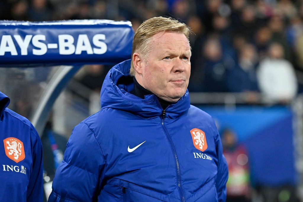 ElRomanoDelFCB's tweet photo. 🗣️ Ronald Koeman después de la derrota de Holanda 4-0 contra Francia: "Es lo que hay, nos faltó Frenkie, además Laporta no me dió el tiempo ni la confianza necesaria". https://t.co/wVgomlWqVg
