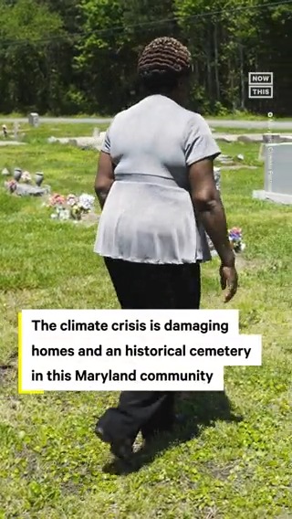 The worst effects of #ClimateChange are often felt in communities of color. In the historically Black community of Smithville, Md., Ms. Roslyn Watts tells us how homes &amp; the historic cemetery are threatened by sea-level rise. #ClimateEquity #ClimateJusticeNOW  @reginatboyce https://t.co/RGgMZ5GXkF