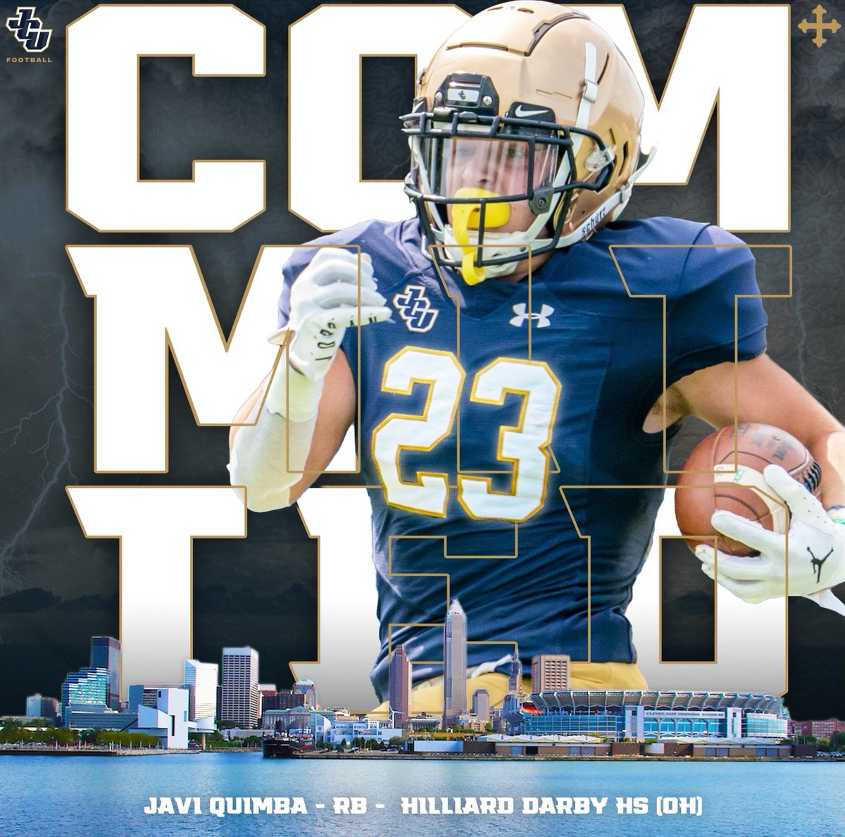 Committed and ready to go! <a href="/JCUFootball/">John Carroll Football</a>