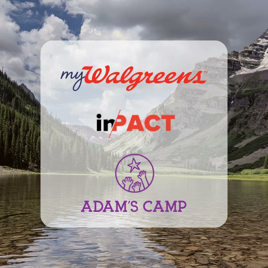 We are still taking donations through Walgreens' fundraising event! You can donate to Adam's Camp through this nationwide program from now until May 31st.

You can donate through buff.ly/3vXCd8E and the Walgreens app. THANK YOU! 💜

#AdamsCamp #inPACT #Walgreens #Donation