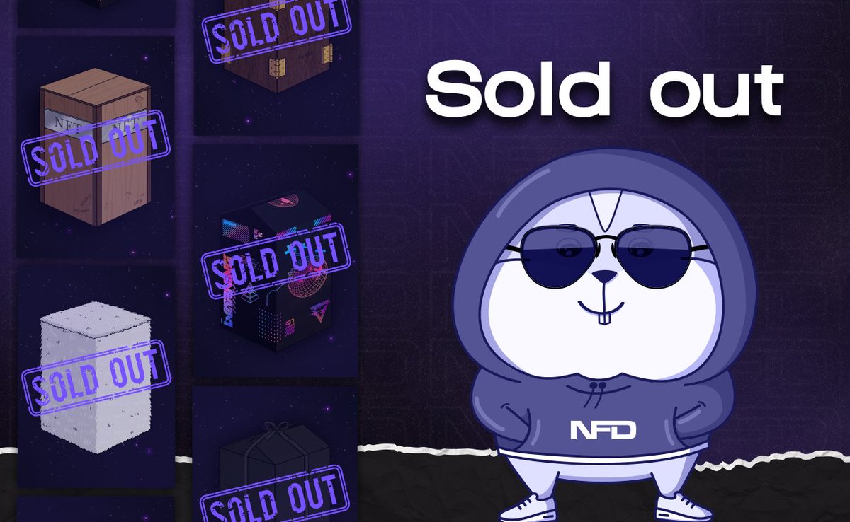 ❗️Sold out.

Official link on Opensea: opensea.io/collection/nfd…

NFT utility:
x.com/NFD_gg/status/…

Join our discord:
discord.gg/app-nfd

You are all welcome to our big family!