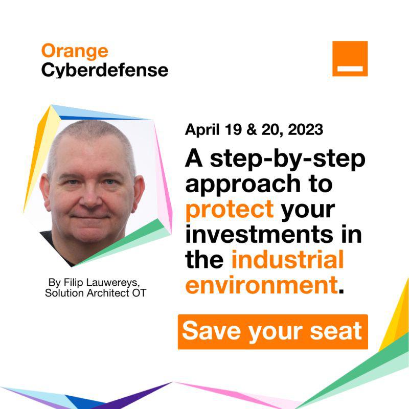 budzyman's tweet photo. It's all T! 

At Cybersec EU, our expert Filip Lauwereys will share his #OTsecurity plan during his keynote session in the theaters. 

Make sure to save your seat: https://t.co/NdnUcbL1Ce https://t.co/XNRzvnlEFE