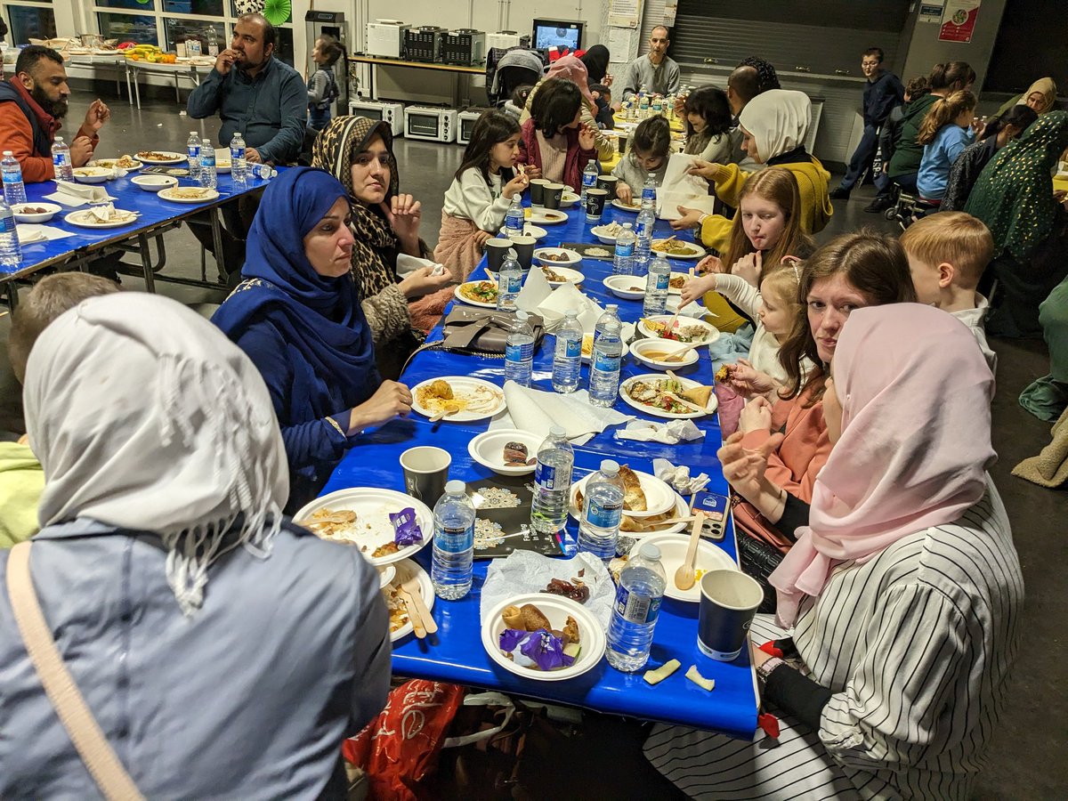 Started the day with the EuroQuiz and ended it at my first iftar ❤️ I have the best job in the world! #RamadanMubarak