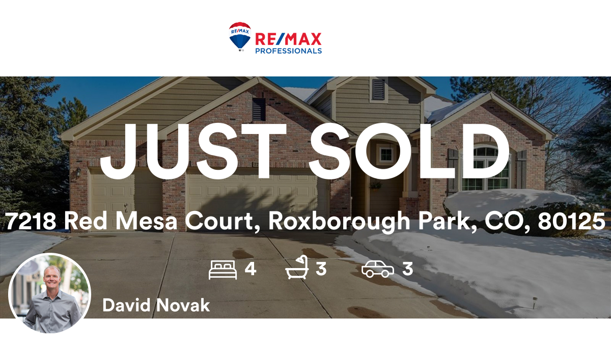 DNDproperties's tweet photo. 🛌 4 🛀 3 🚘 3
📍 7218 Red Mesa Court, Roxborough Park, CO, 80125

My latest sale on RateMyAgent.

https://t.co/NU7zjK20bT

...
#ratemyagent #realestate #REMAX_Professionals https://t.co/PuH7e7d85U