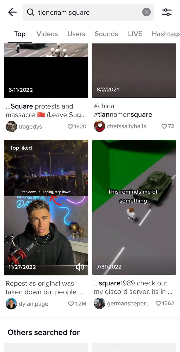 roguepuppet's tweet photo. @cathymcmorris A quick search on TikTok for Tiennamen Square.....  lordy, does your staff fact check anything? https://t.co/zdMNIudvVi