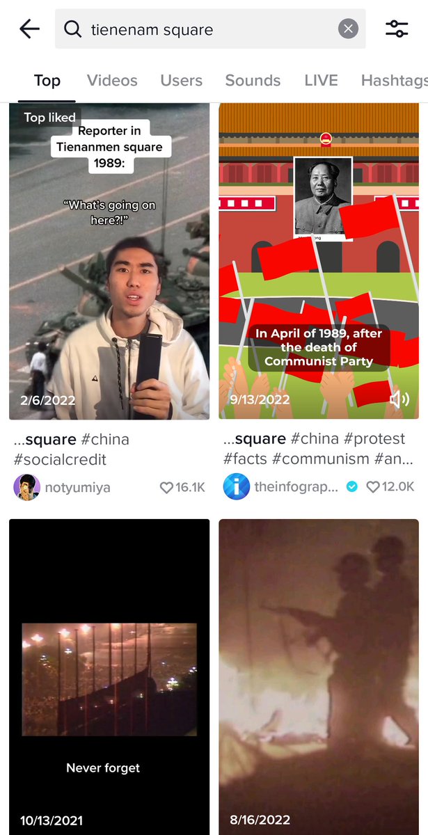 roguepuppet's tweet photo. @cathymcmorris A quick search on TikTok for Tiennamen Square.....  lordy, does your staff fact check anything? https://t.co/zdMNIudvVi