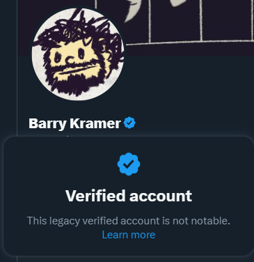 razzadoop's tweet photo. You know what would get me to pony up $8 to keep my checkmark? If they let me customize the text that pops up when you click on it. https://t.co/rteAVZr0uY