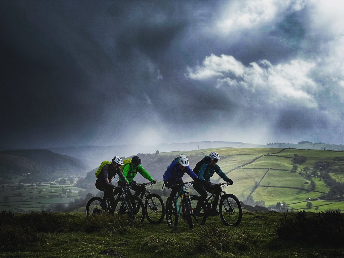 annalowephysio's tweet photo. Well that was tough. Day 1 #Transcambrianway plenty of rain, a biblical hail storm &amp; headwinds all the way 😁 https://t.co/1VuxBXci4x