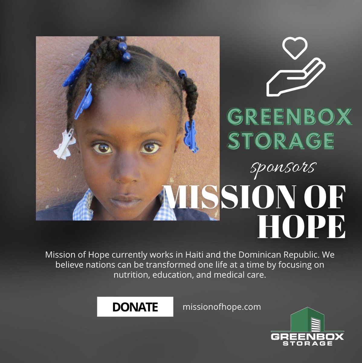 Learn about Middlebury's sponsorship with Mission of Hope! 

Meet Rosena Joseph:
She was born on November 12, 2014. Her mother sells produce from the garden and her father is a mountain vegetable farmer. Donate today at missionofhope.com to help her future!

#missionofhope