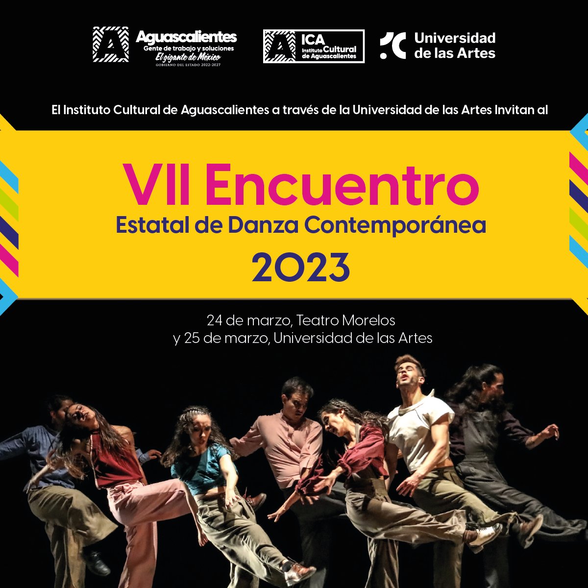 UArtes_Ags's tweet photo. 😊Este #viernes están todos invitados al VII Encuentro Estatal de Danza Contemporánea 2023 en el Teatro Morelos, ¡no te lo pierdas!
#ViveICA #CapitalAmericanadelaCultura https://t.co/bpJgemnMsZ