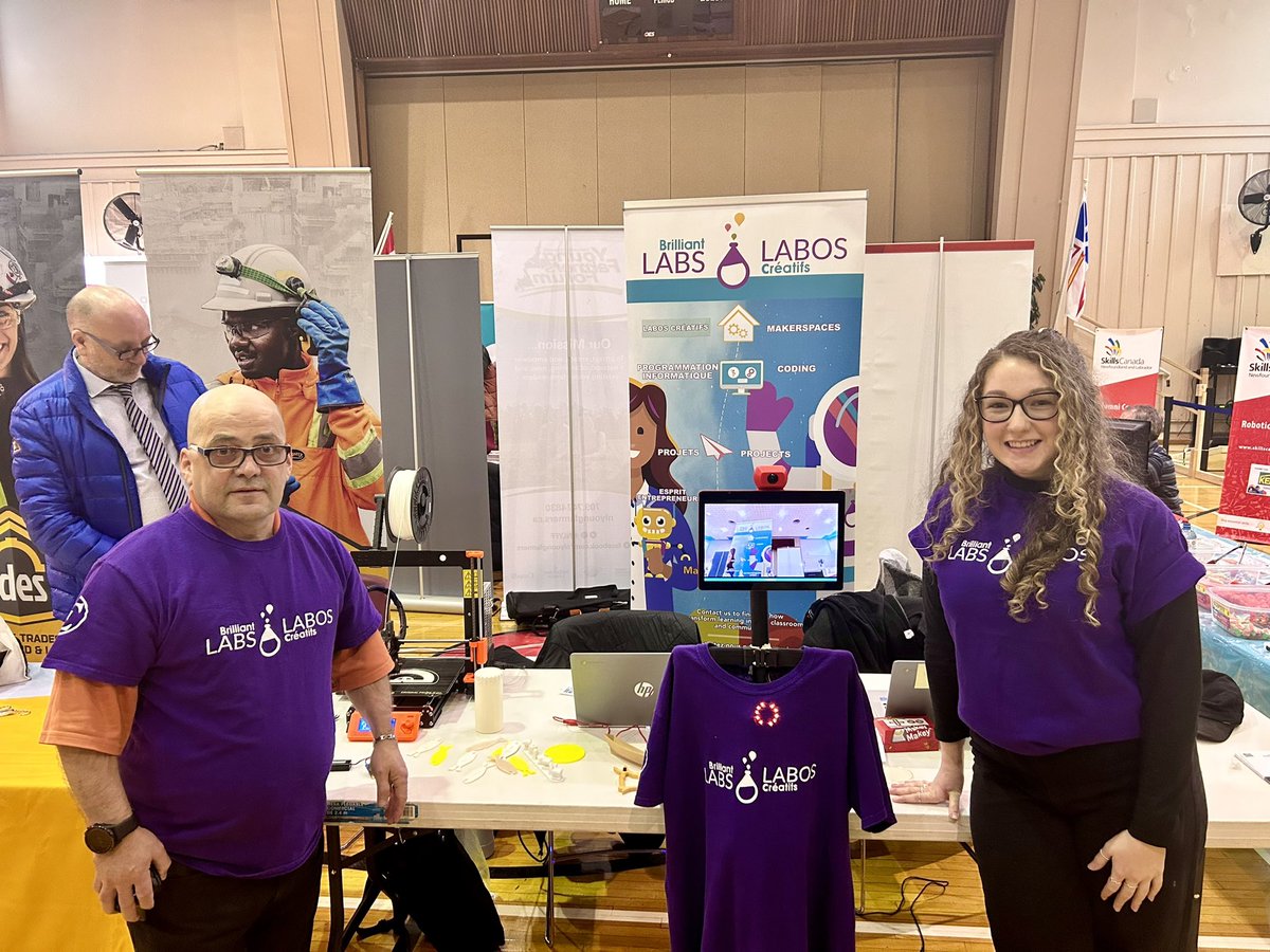 jchumber_'s tweet photo. A great experience today at Skills Canada Competition chatting with students about what we do @brilliant_labs!! https://t.co/FU1jBsgOnY
