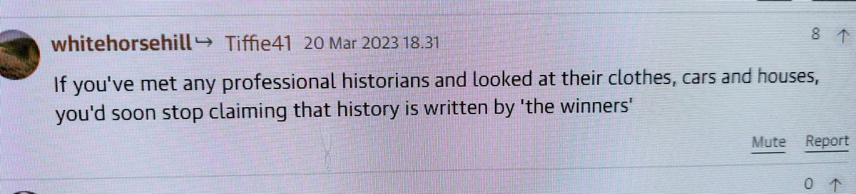 Rarely have I felt so attacked by a comment on the Guardian...