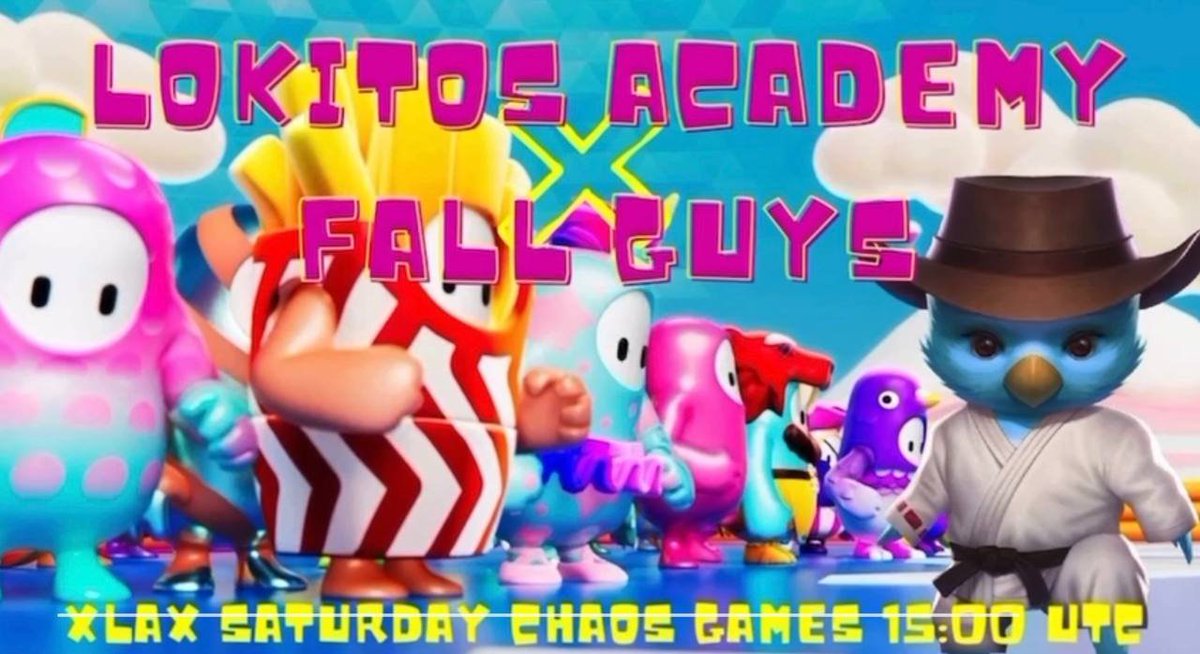 BABYFACELOKO's tweet photo. Tomorrows game will be slightly different, be ready to lose your cool, cause it can be frustating as hell..

xLAx ->  Test Tourney for "Fall Guys" anticipating  upcoming gameplatform at @MoonsamaNFT 

It will be hosted by: 
Lokito's Academy -> TOMORROW x SAT x 15:00 UTC https://t.co/FaMJ3vrsw7