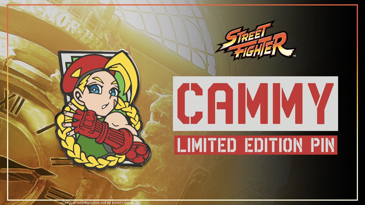 Street Fighter - Cammy Pin - Eighty Sixed