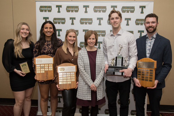DailyGleaner's tweet photo. St. Thomas recognizes its top varsity athletes https://t.co/U4wuMRDUdk https://t.co/KkcihjW5Gf