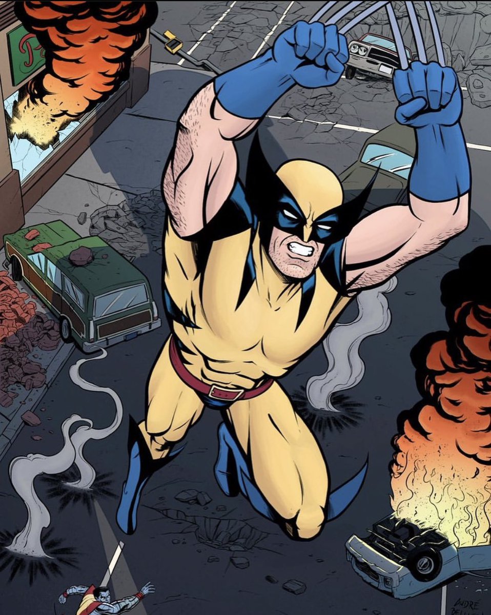 WolverSteve's tweet photo. Always #TeamWolverine!

#FastBallFriday 

#becomingwolverineagain 

#Wolverine Art by AndreBellusci https://t.co/6AAuL08h6N