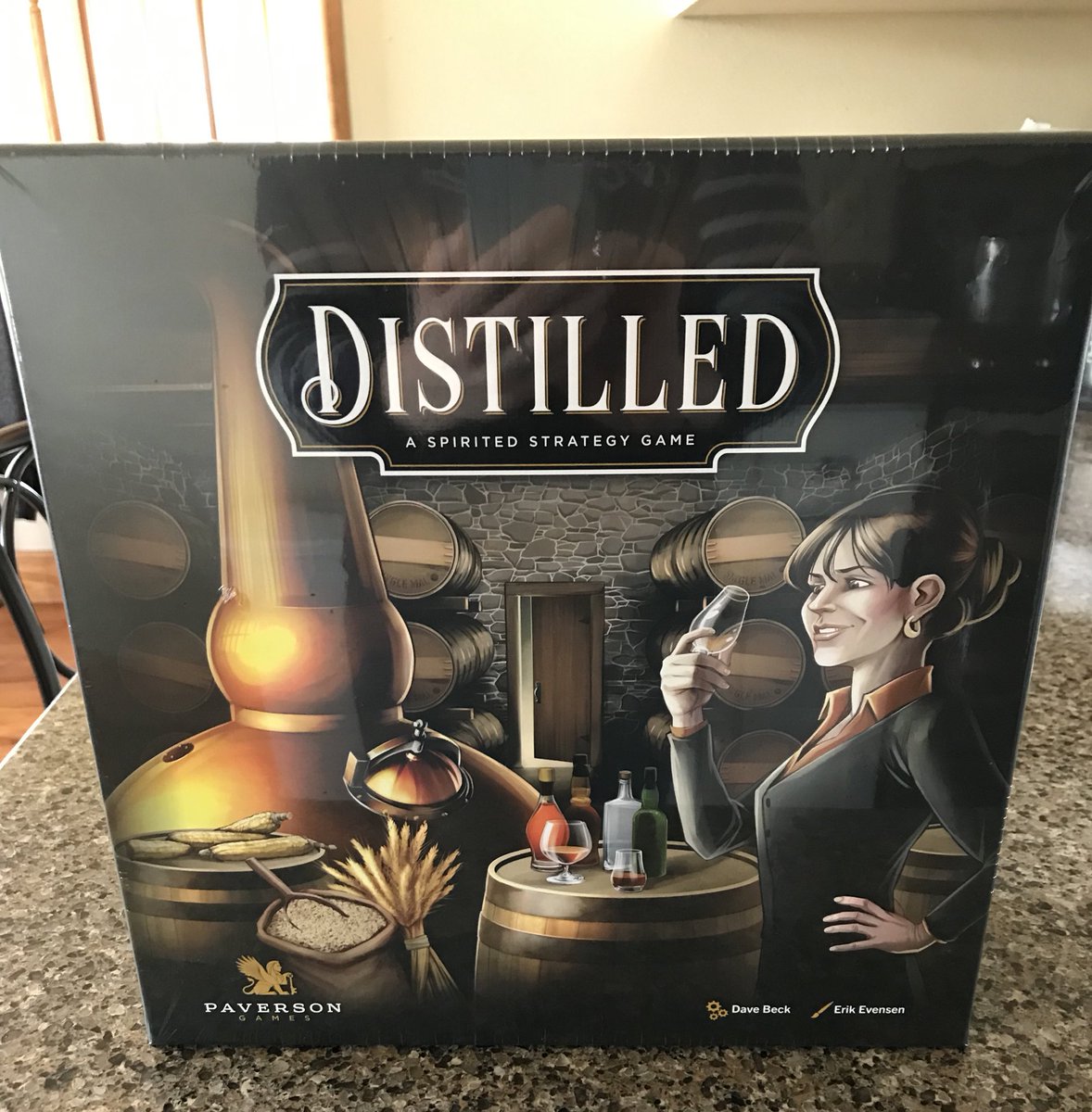 It’s here!! Really looking forward to playing this game again. #Distilled #Kickstarter <a href="/paverson/">Paverson Games</a>