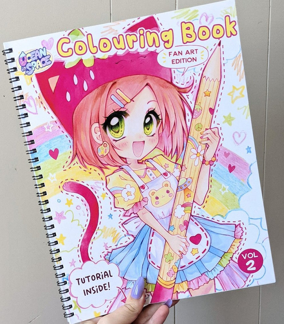 Ocean In Space Colouring Book Vol. 2 is now available! 🍓 