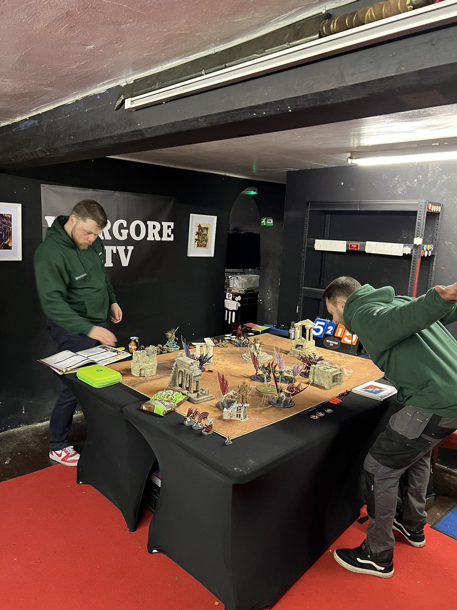 WORGORE's tweet photo. Thursday nights are game night ! Dice, giggles and tales of #AGOM23
#WarhammerCommunity #ageofsigmar https://t.co/fRusxNRrBz