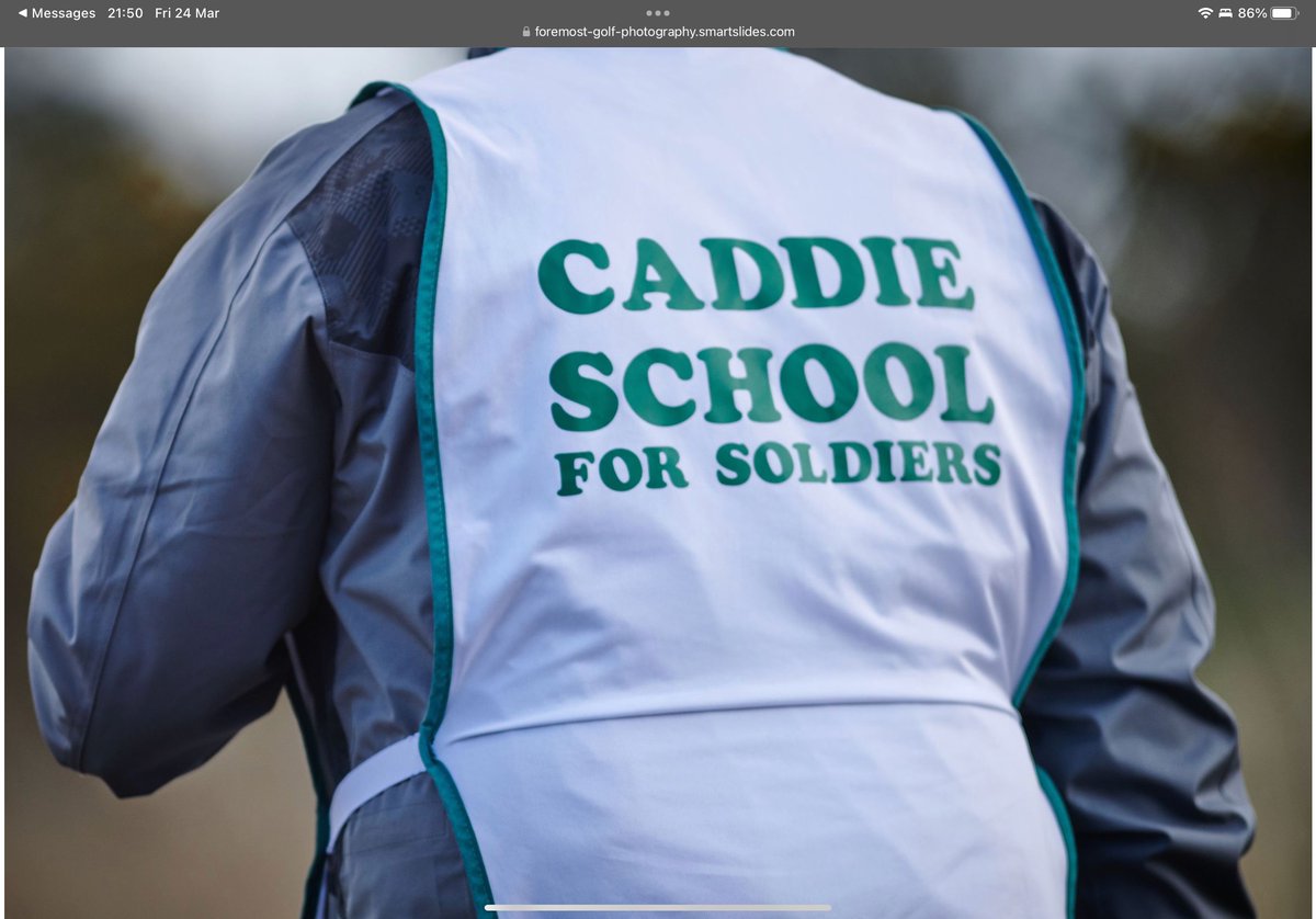 Caddie School for Soldiers tweet media