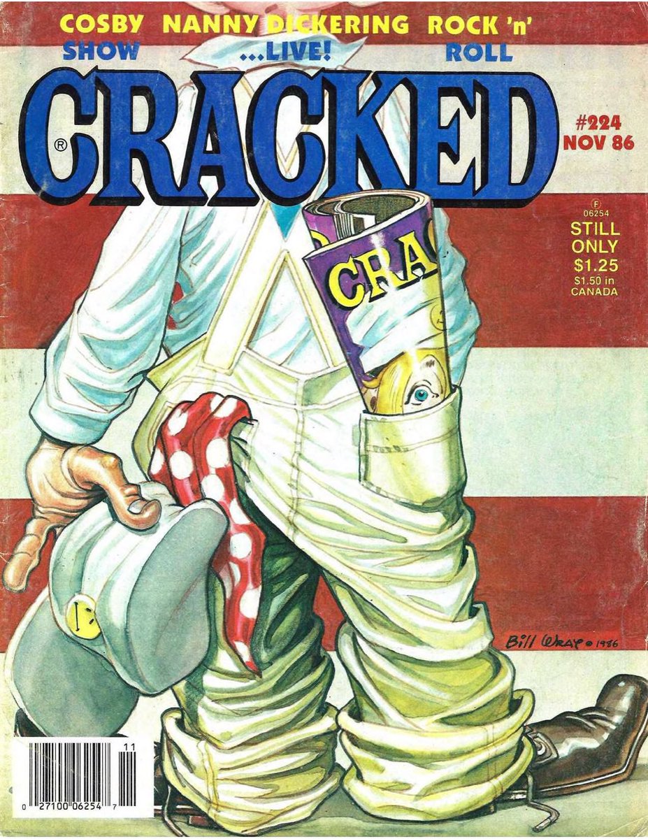 CRACKEDmag's tweet photo. Happy birthday wishes to artist (and CRACKED mag contributor) Bill Wray! #crackedmagazine #crackedmag #BillWray #comicbirthdays https://t.co/wXhOJXsAWr