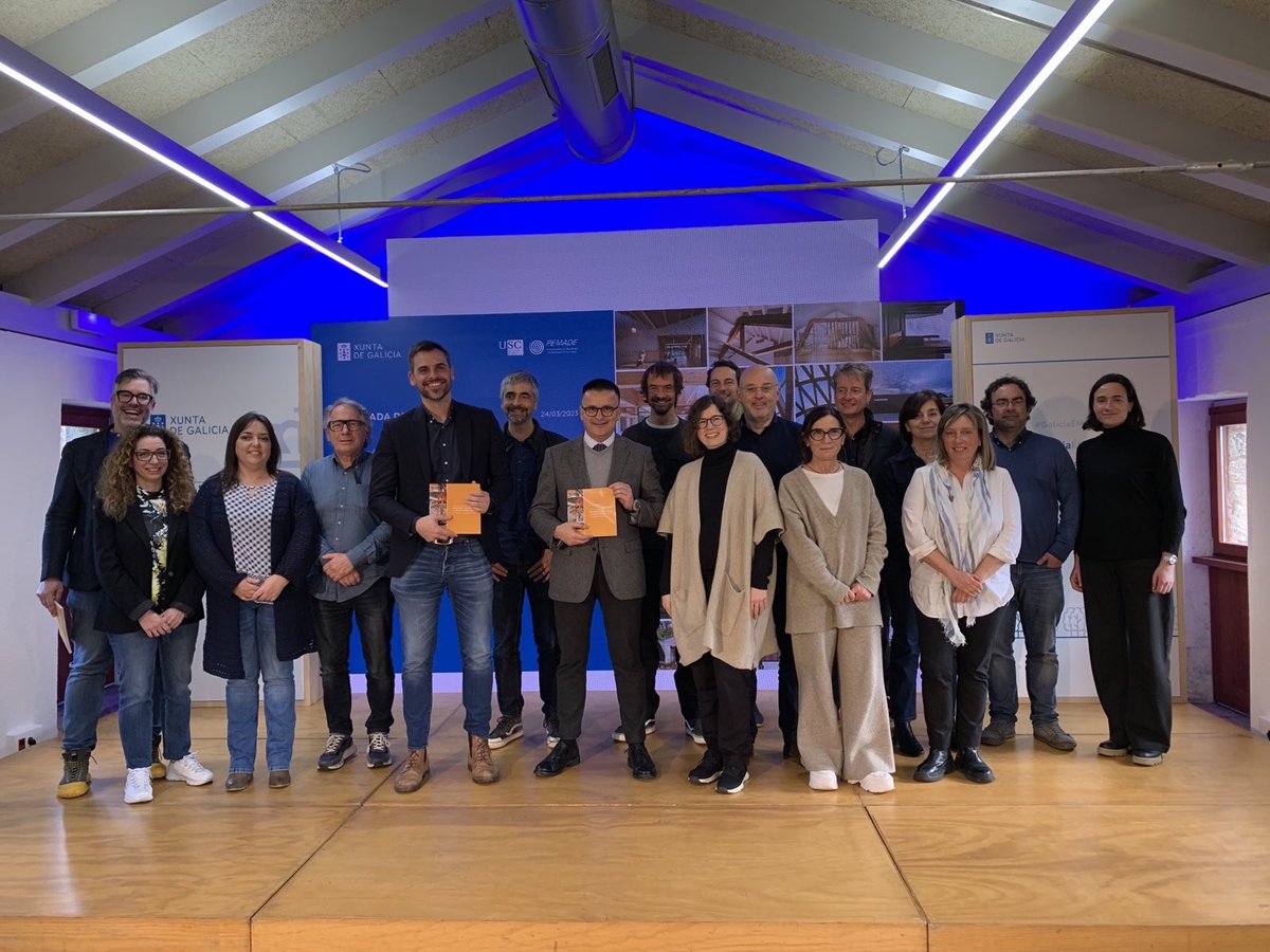 MOLArquitectura's tweet photo. Muchas gracias a la Agencia Gallega de la Industria Forestal y a PEMADE por permitirnos disfrutar,en la jornada de presentación de la guía técnica“Solucións innovadoras en madeira estrutural na arquitectura galega actual”#XERA #molarquitectura #mola #PinodeGalicia #FundacionArume https://t.co/O0DO70aRRm