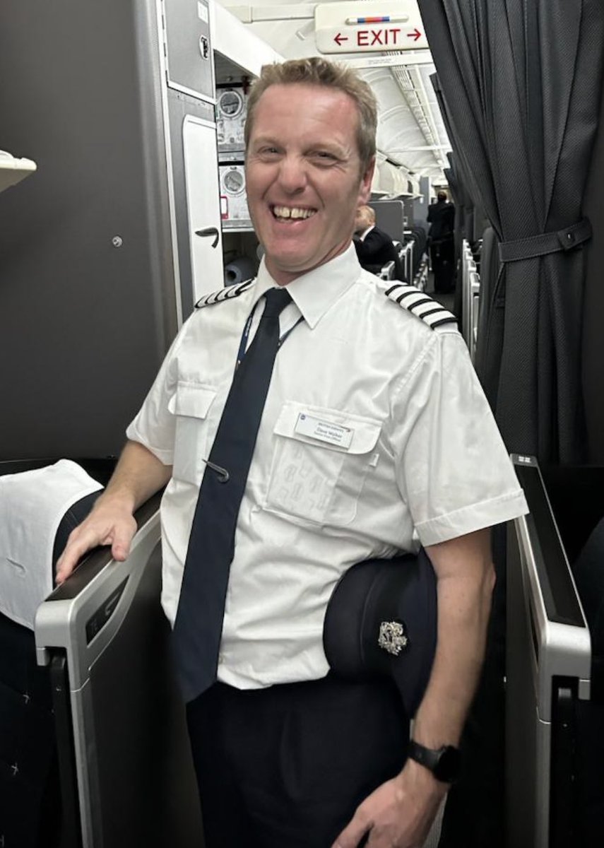 Congratulations <a href="/dsw744/">David Walker</a> on achieving your dream 👨‍✈️|||| #captain #proudwife 🍾✈️