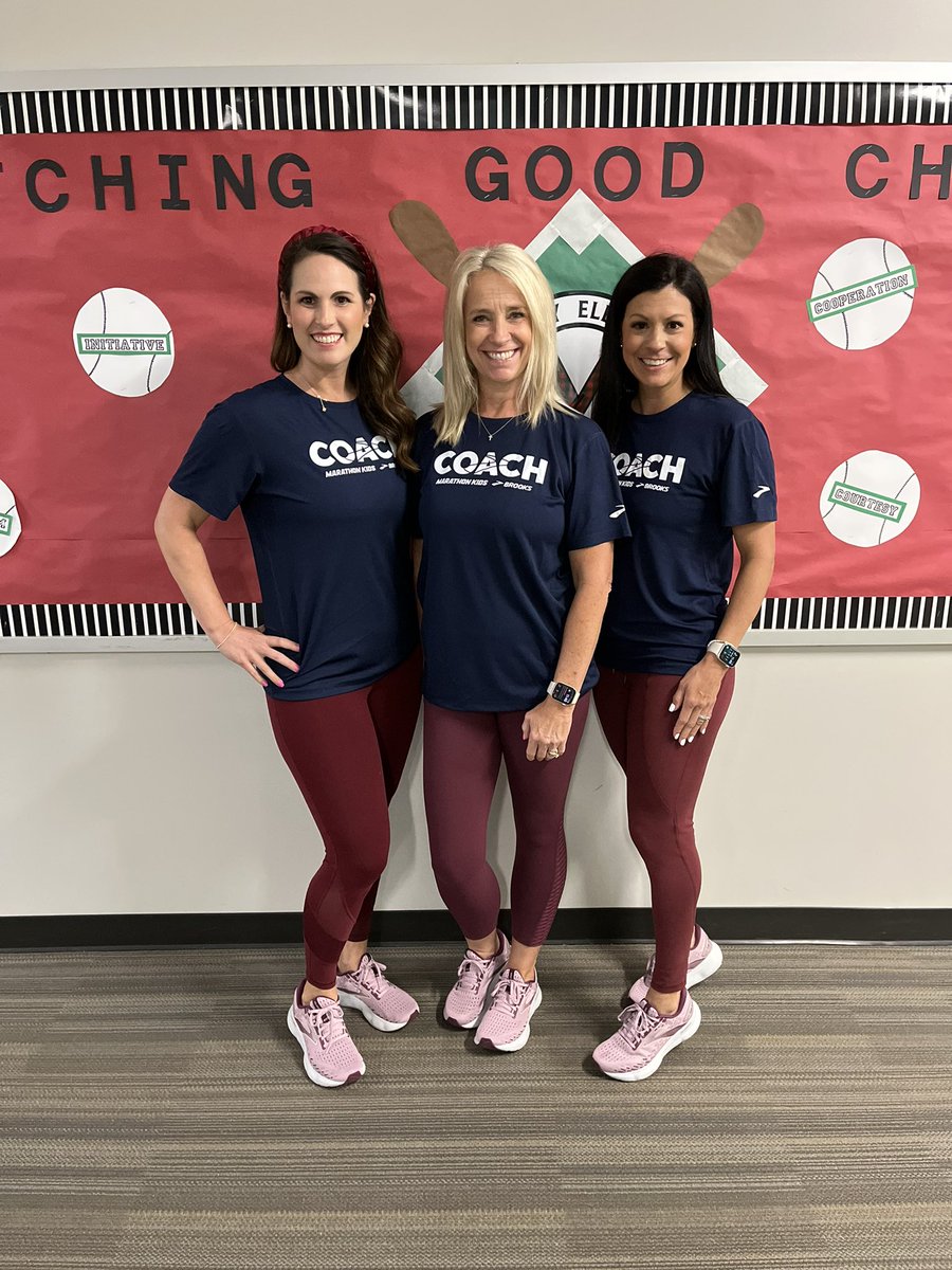 Thank you <a href="/MarathonKids/">Marathon Kids</a> and <a href="/brooksrunning/">Brooks Running 💙</a> for our new shirts and shoes! It has been so much fun watching our kids crush their running goals this year! <a href="/MahaffeyKISD/">Mahaffey Elementary</a>