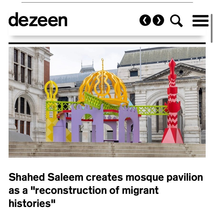 Whitby Wood (@whitbywood) on Twitter photo Great to see our #ramadanpavilion at <a href="/vamuseum/">VAM VirtualArtMusem</a> featured recently in <a href="/dezeen/">Dezeen</a> !
-
Well done architect <a href="/shahed/">Shahed Amanullah</a>.saleem, fabricator @simondavenport_ and engineer @we_are_engineers
-
The pavilion is free to view and will be up for the next month.
#pavilion … instagr.am/p/CqL8xrUMi-y/ Great to see our #ramadanpavilion at <a href="/vamuseum/">VAM VirtualArtMusem</a> featured recently in <a href="/dezeen/">Dezeen</a> !
-
Well done architect <a href="/shahed/">Shahed Amanullah</a>.saleem, fabricator @simondavenport_ and engineer @we_are_engineers
-
The pavilion is free to view and will be up for the next month.
#pavilion … instagr.am/p/CqL8xrUMi-y/