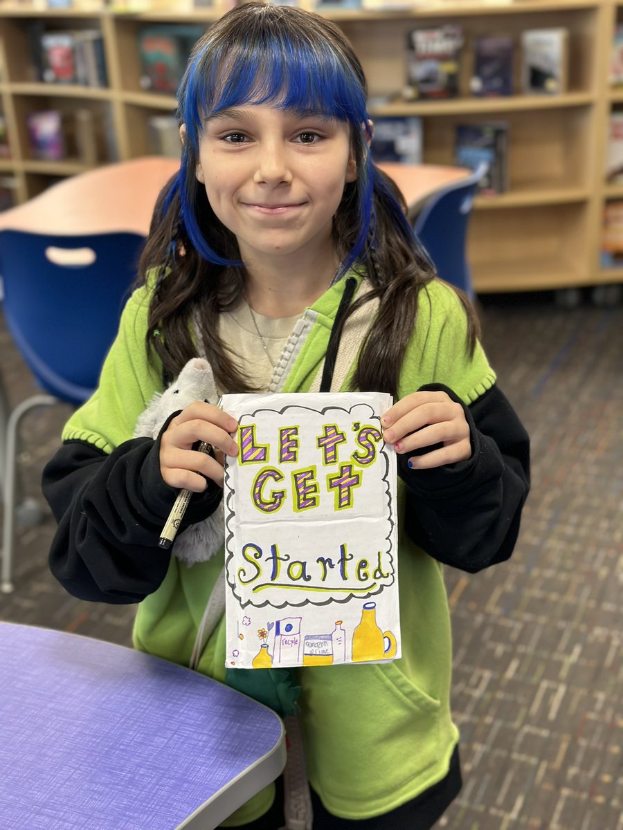 Amy_BakerLMS's tweet photo. A 5th grader @WilkersonElem wrote a book using her research on the impact pollution is having on the planet and how to help. I love how another student couldnโt wait to read it after her presentation. #jcpslibraries #geniushour #kidsmakingadifference #futureauthorillustator https://t.co/UXJOsZjFpt