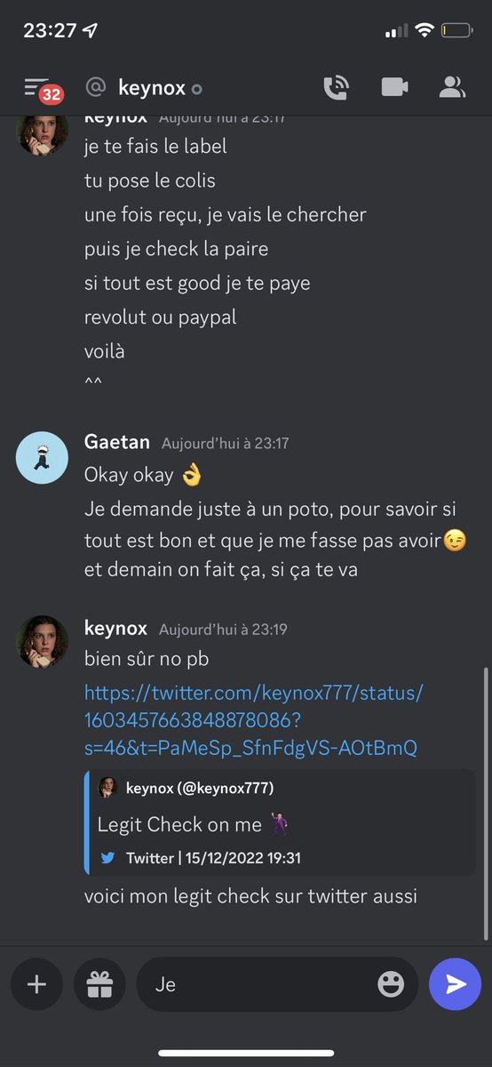 GaSneakers's tweet photo. @keynox777 

Salut Boss, c’est bien toi ? 😁 https://t.co/pRadCjda94