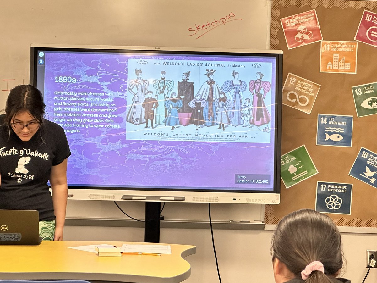 Amy_BakerLMS's tweet photo. I have seen many interesting topics for #geniushour over the years, but this may be one of my favorites. How Victorian fashion transformed through the decades. Such great research paraphrased into her own words. #jcpslibraries #choiceandvoice #jcpsbackpack https://t.co/J87p5s16Nx