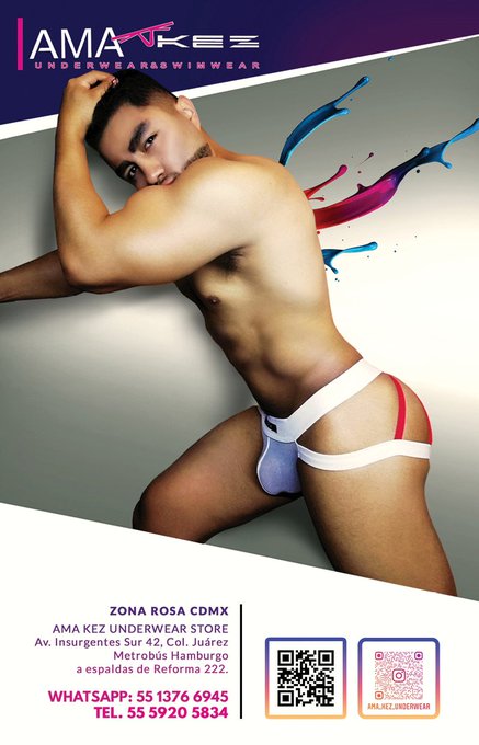 Suspensorios y tangas de infarto, underwears que te pondrán sexy ? @AmaUnderwear ? Insurgentes 42. Col