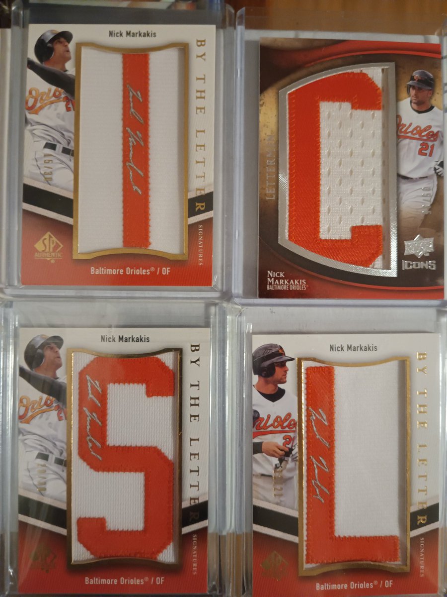 FloridaOriole's tweet photo. Looking for Nick Markakis UD Lettermen cards. Whatcha got?? #markakis #birdland #thehobby
RT's appreciated https://t.co/UqODtStWaS