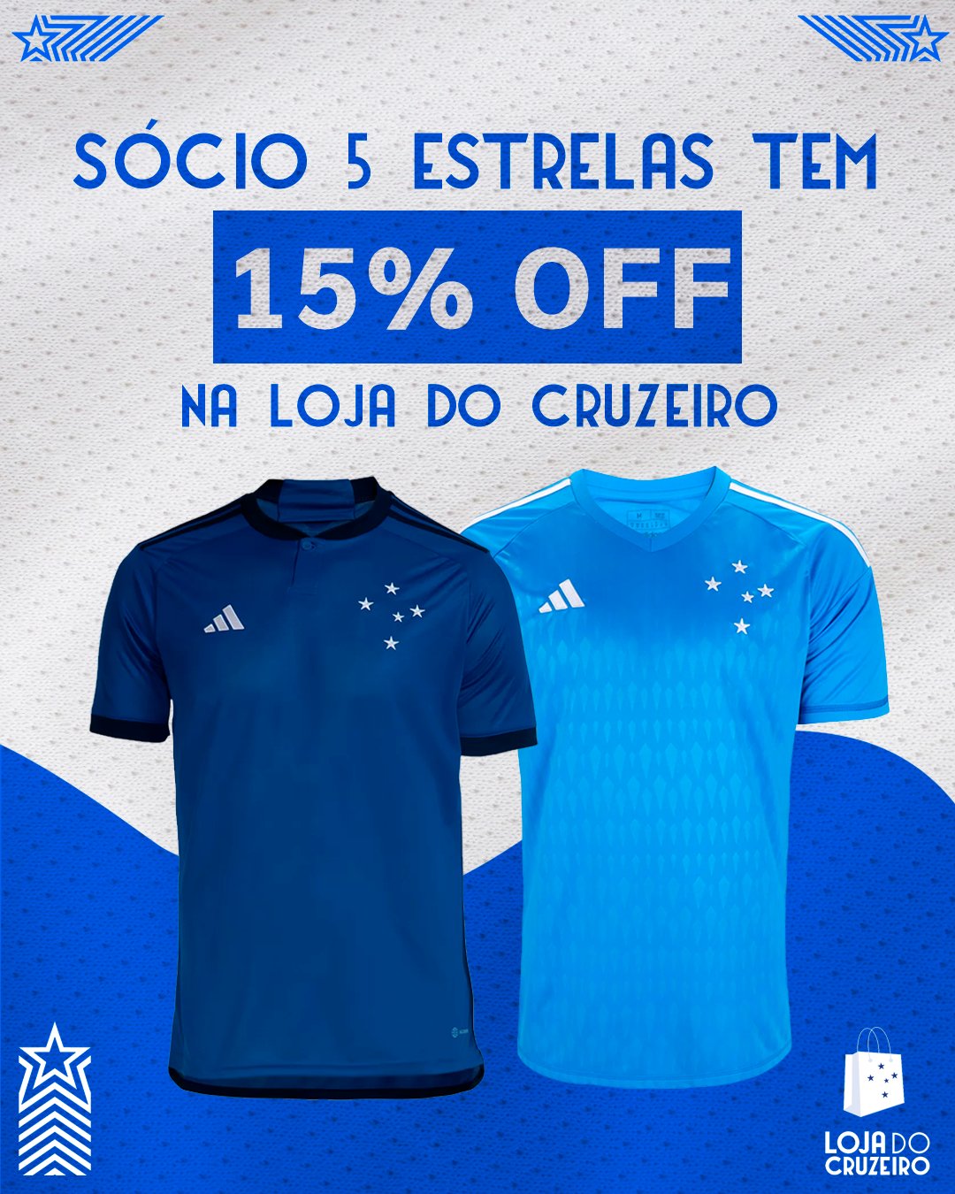 Cruzeiro 🦊 on X: Já garantiu a camisa pré-jogo do Cruzeiro? Aproveite o  desconto e peça a sua na @ShopCruzeiro! 🦊💙 🛒 Compre aqui >    / X