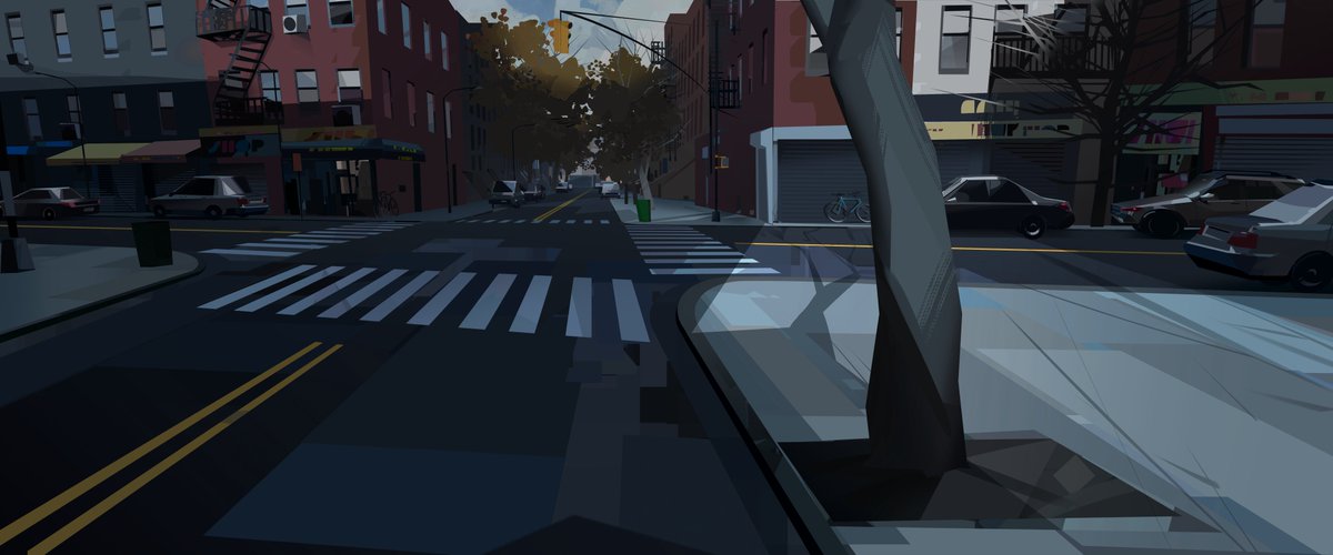 MichalSawtyruk's tweet photo. Some of the backgrounds for „Yellowbird” short film directed by amazing @AftermanAnim #HBOMax https://t.co/4Y0yqll2xX