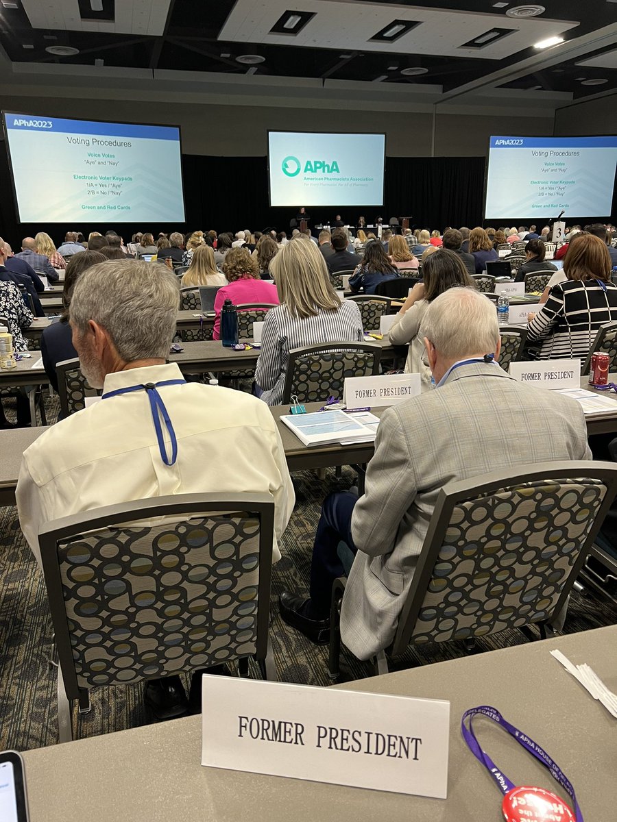 NHilliard's tweet photo. Proud of the good work of the #APhA2023 House of Delegates! https://t.co/z2eGwmZetz