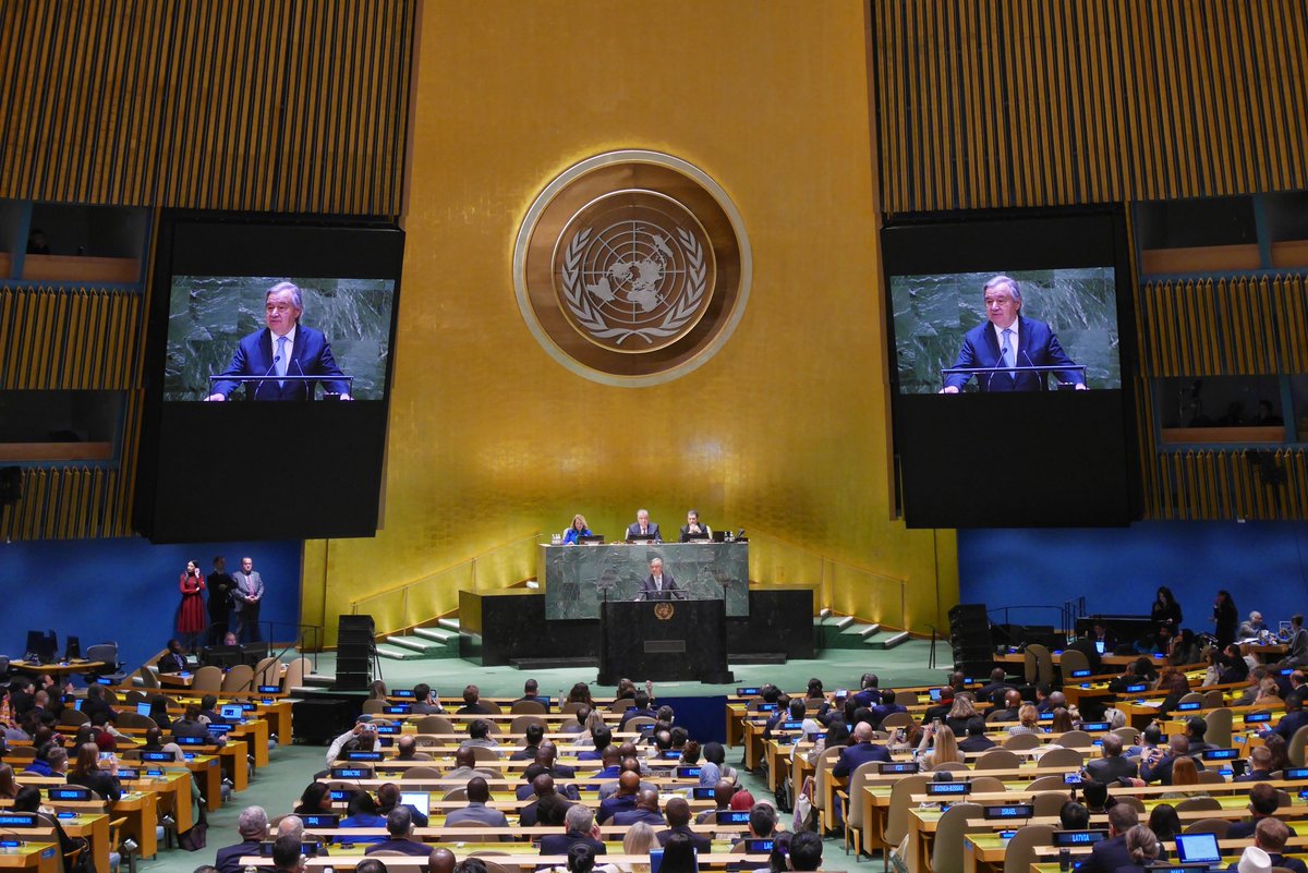 “As we leave this historic conference, let’s re-commit to our common future. Let’s take the next steps in our journey to a water-secure future for all.” – @antonioguterres at closing of UN Water conference. #WaterAction news.un.org/en/story/2023/…