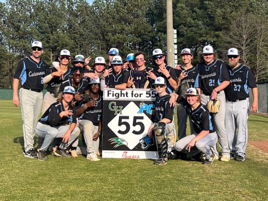 Great 11-1 team victory in #FightFor55 vs G Hope! <a href="/PCHScatamounts/">Panther Creek Athletics</a> <a href="/catamountchaos/">Catamount Chaos</a> #Together