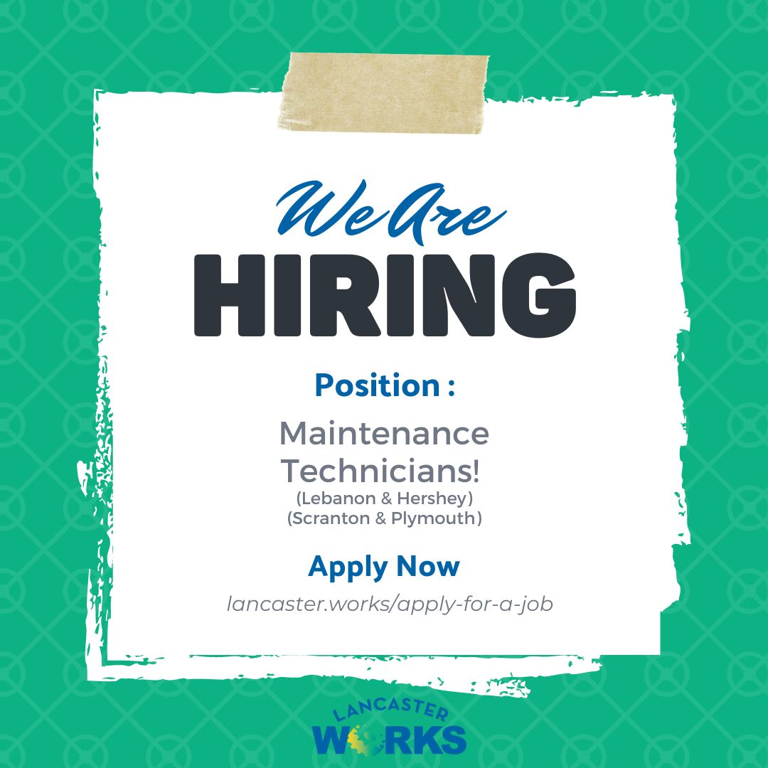 LancasterWorks's tweet photo. Career services and fresh jobs available! Apply on our website https://t.co/Wl5pf0328g https://t.co/6b7aSClLQ3