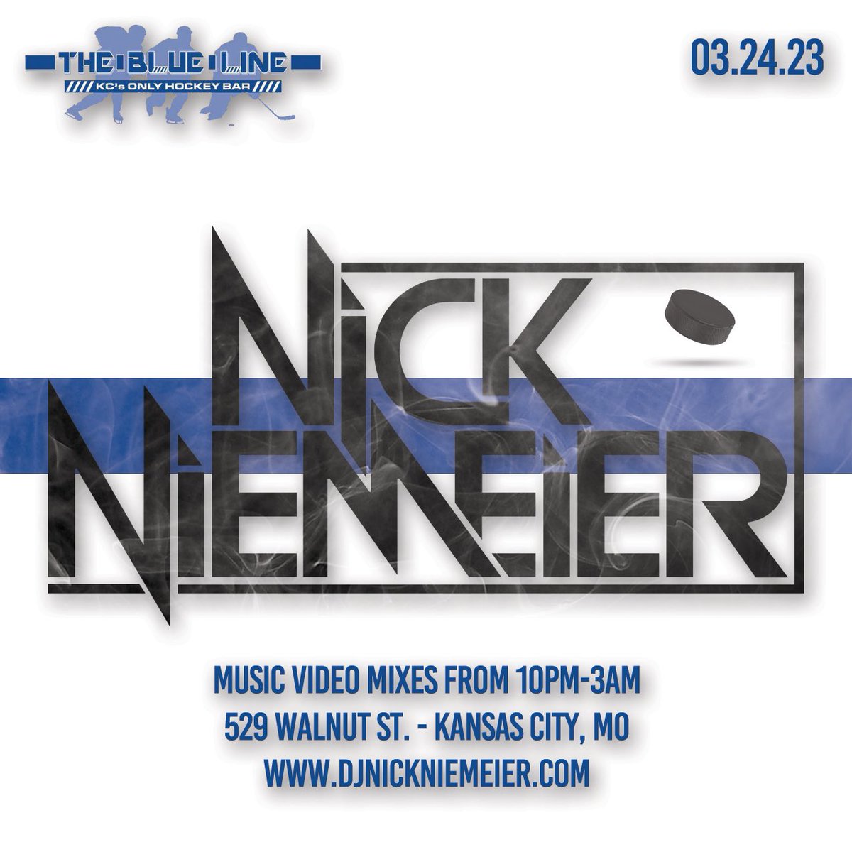 Back at it tonight at <a href="/thebluelinekc/">The Blue Line</a>! I’m spinning music video mixes from 10pm-2:45am! March Madness in downtown #KansasCity! #Miami vs. #Houston followed by #Xavier vs. #Texas tonight! Slide through after the games!