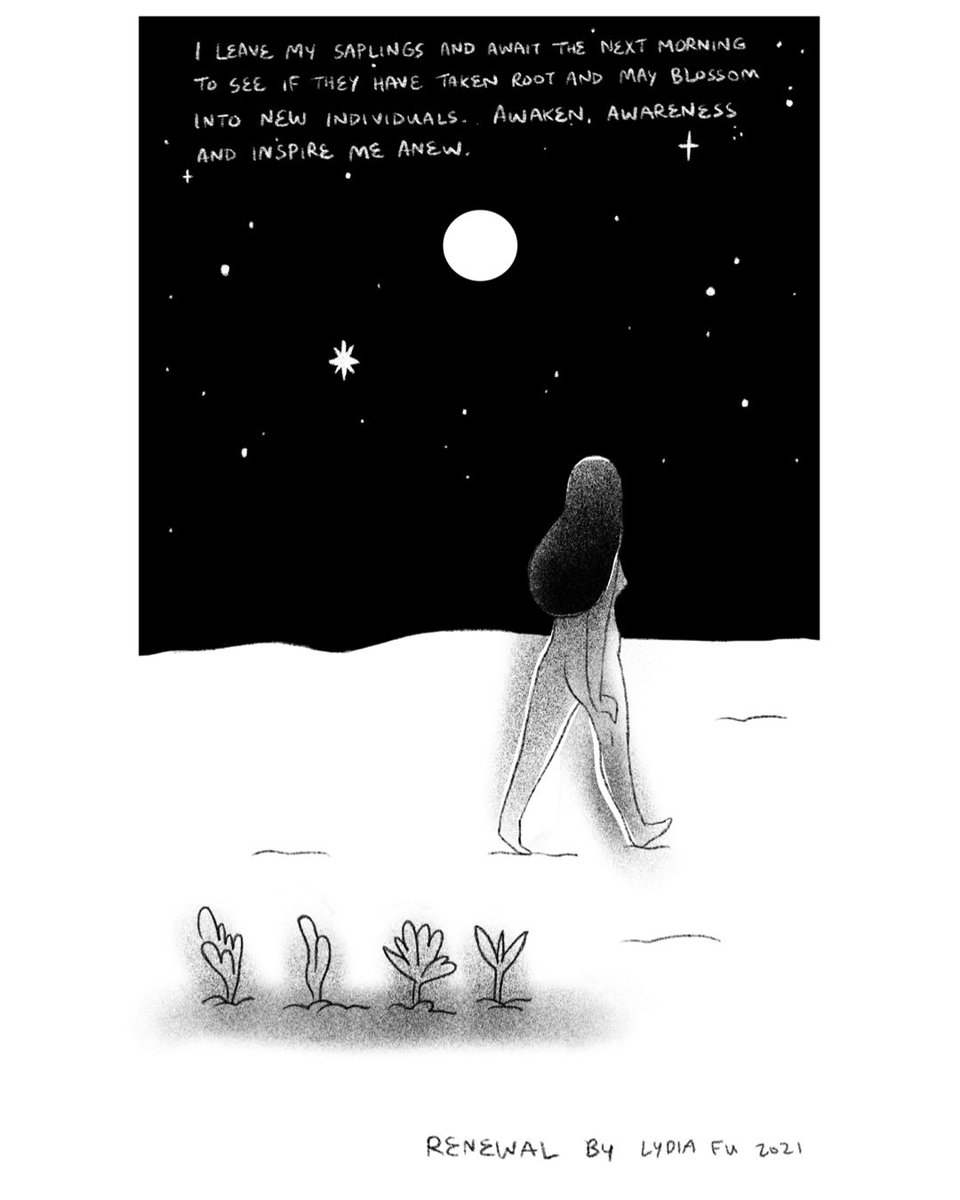 Renewal🌱 comic drawn 2021 for Short Run Seattle’s Trailer Blaze zine- grab a physical copy from the Short Run Seattle shop online.
Happy international women’s month
#renewal #comic #illustration #drawing #shortrunseattle #trailerblaze #zine #art